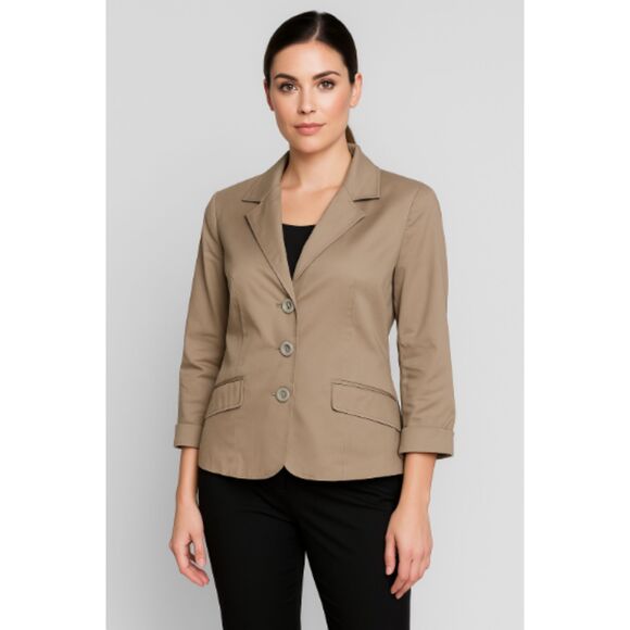 Lafayette 148 New York Brown Blazer Size 8 - Picture 1 of 7